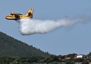 Λακωνία: Συναγερμός για φωτιά στον Άγιο Στέφανο – Και εναέρια μέσα στη μάχη της κατάσβεσης